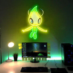 Pokemon Celebi UV Sign