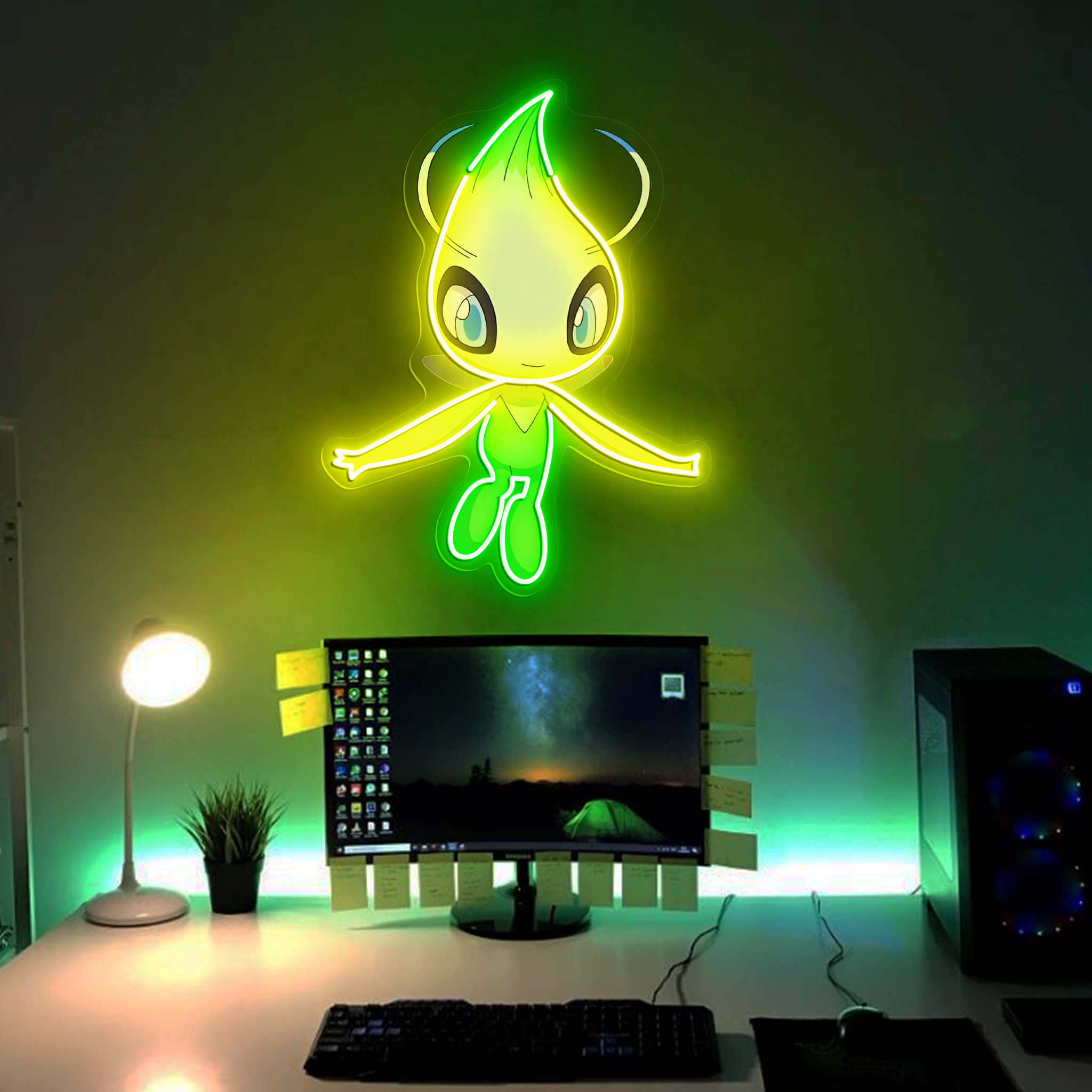 Pokemon Celebi UV Sign