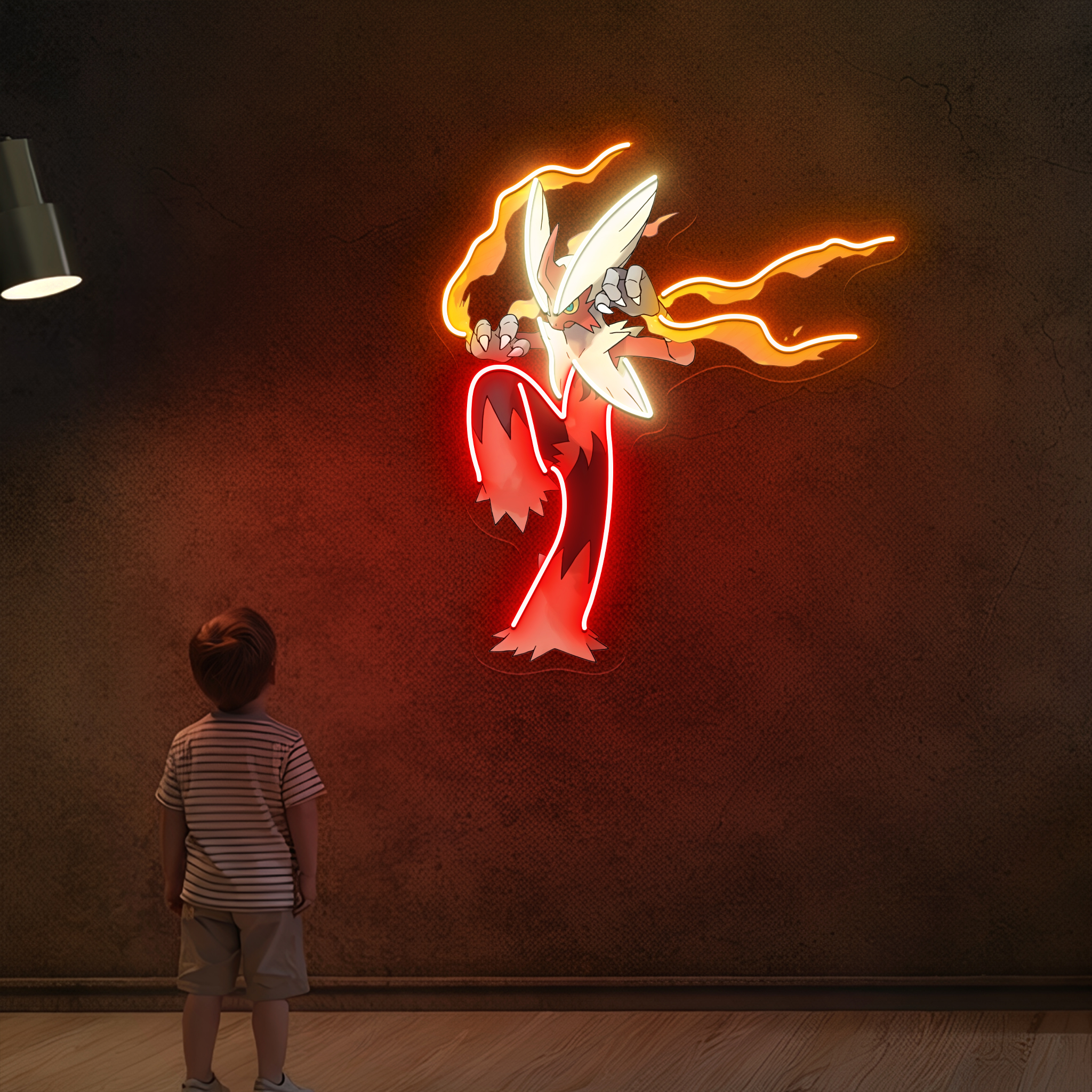 Pokemon Blaziken UV Sign