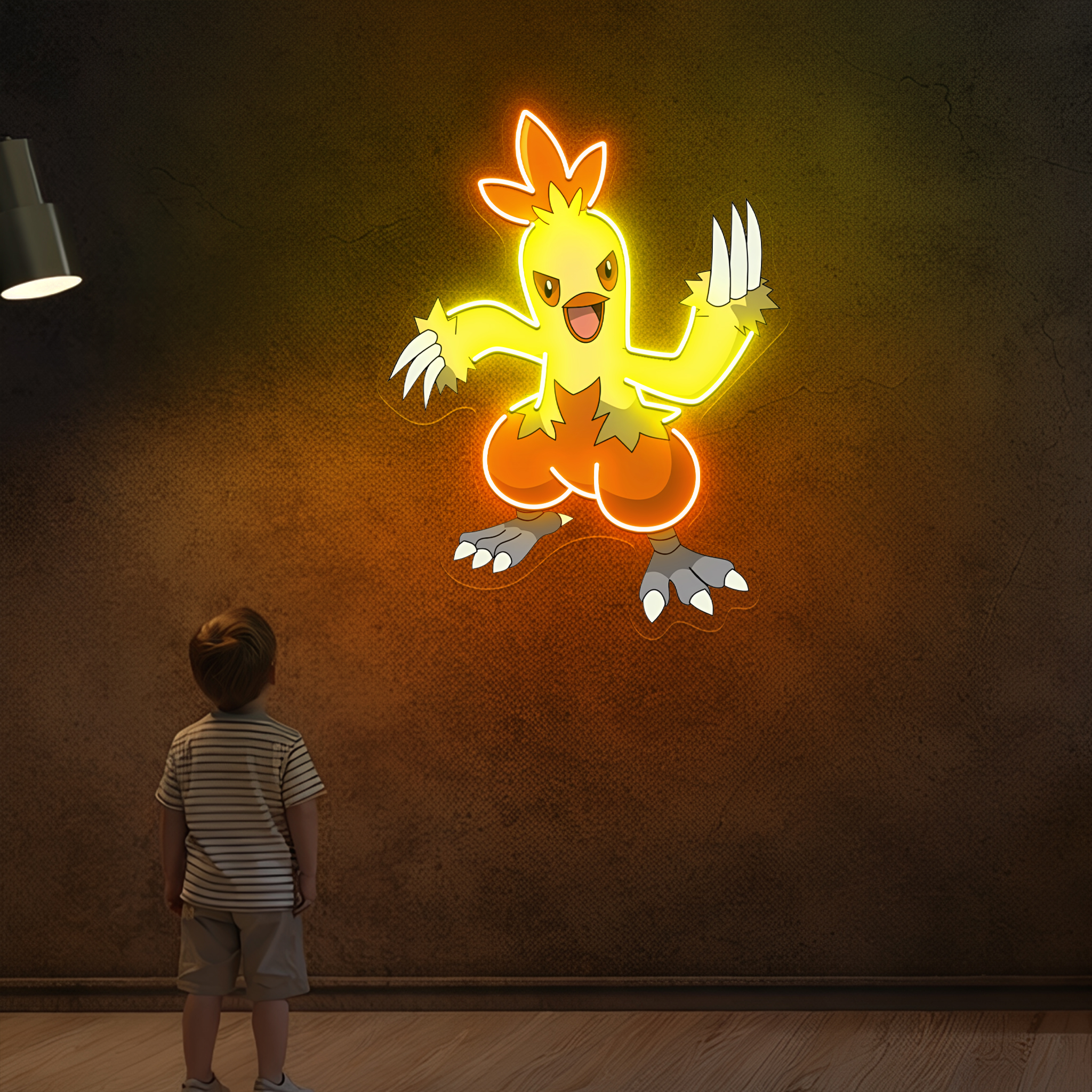 Combusken Pokemon UV Signs