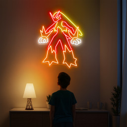 Blaziken Pokemon Neon Signs