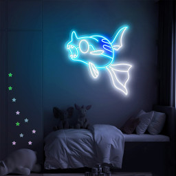 Pokemon Remoraid Neon Sign