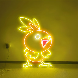 Pokemon Torchic Neon Sign