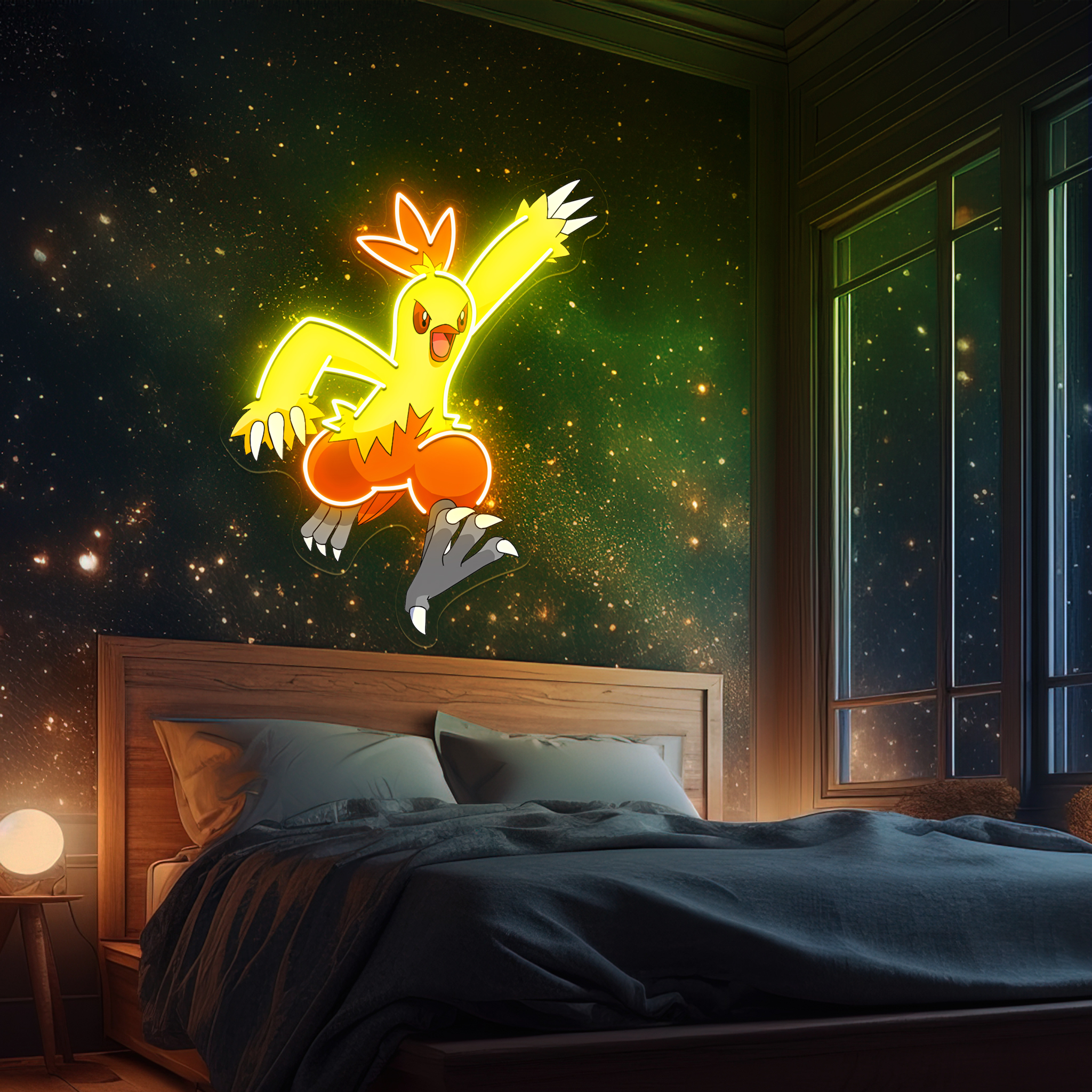 Pokemon Combusken UV Signs