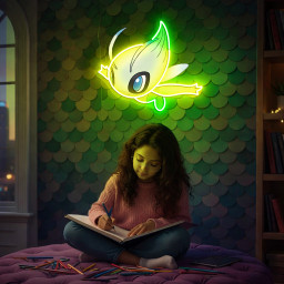 Pokemon Celebi UV Signs