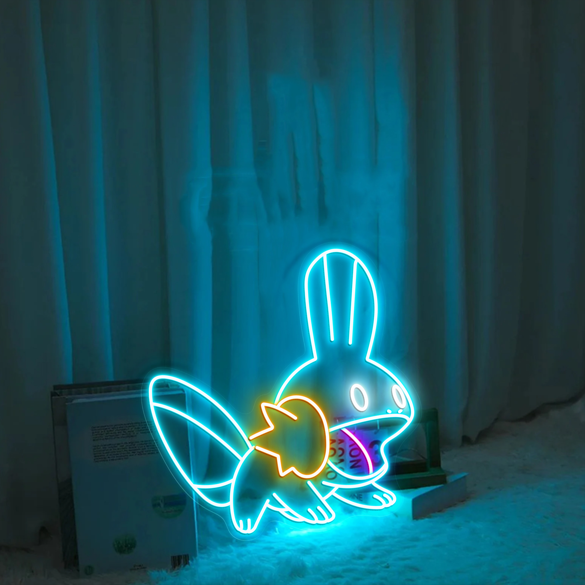 Mudkip Pokemon Neon Sign