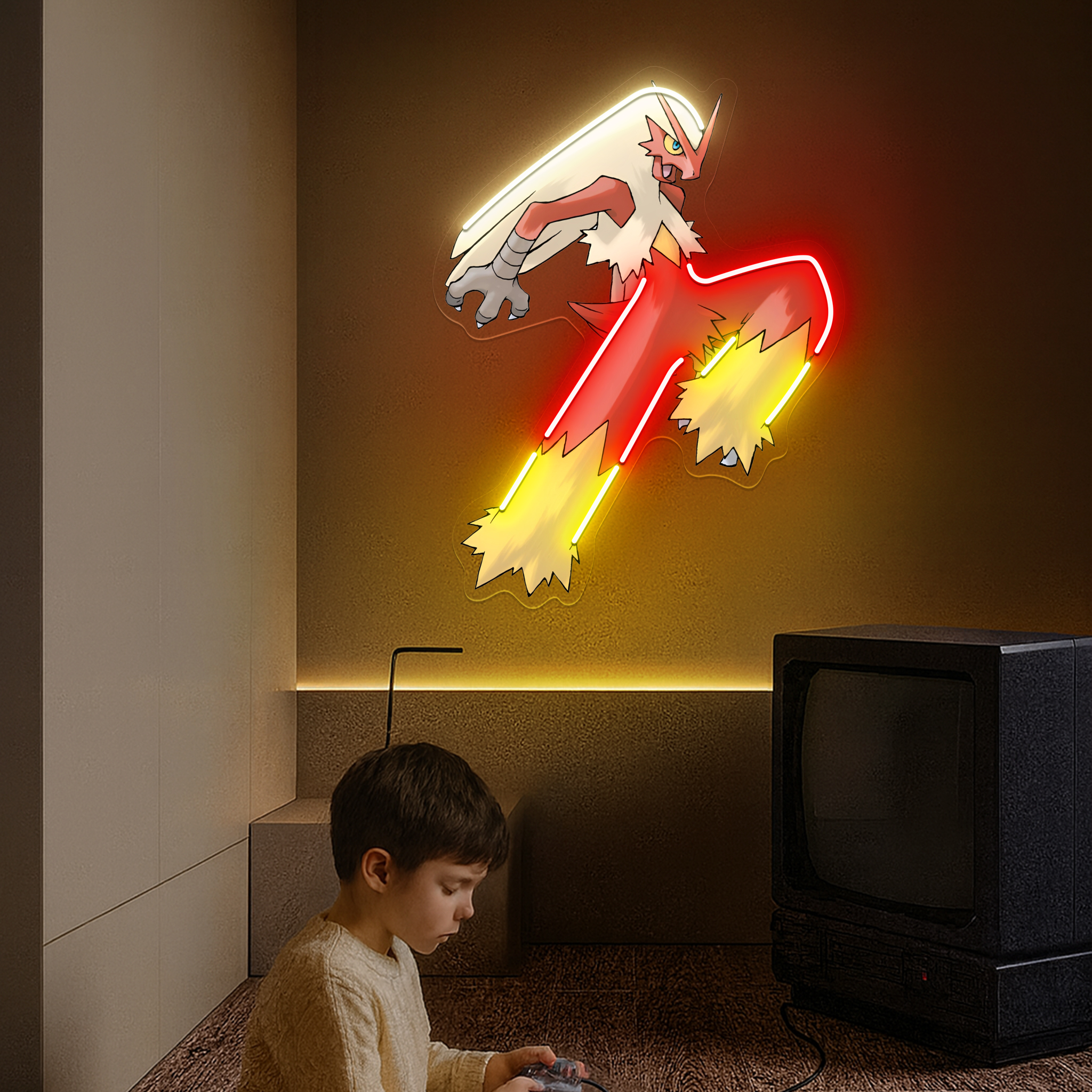 Pokemon Blaziken UV Signs