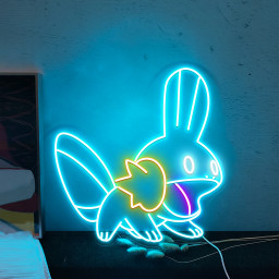 Mudkip Pokemon Neon Sign