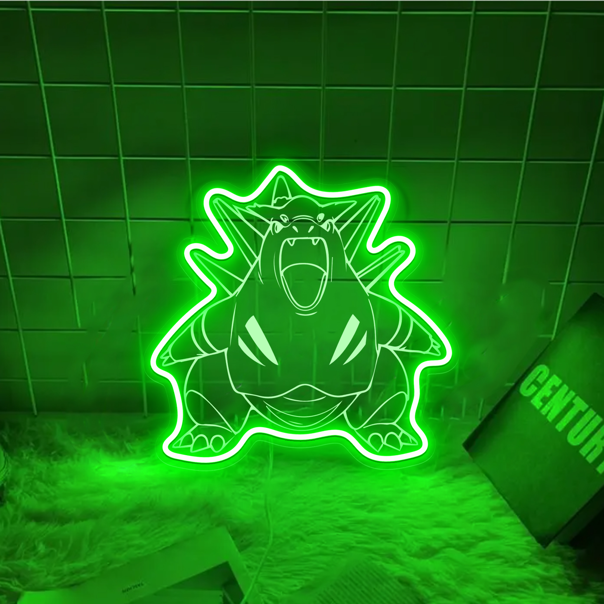 Pokemon Tyranitar Laser Sign