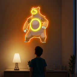 Pokemon Ursaring UV Signs