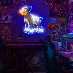 Pokemon Houndour UV Sign