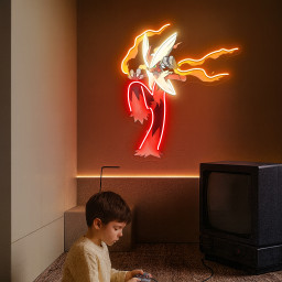 Pokemon Blaziken UV Sign