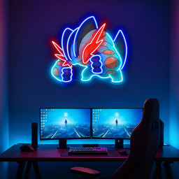 Swampert Pokemon UV Sign
