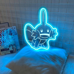 Pokemon Mudkip Laser Signs