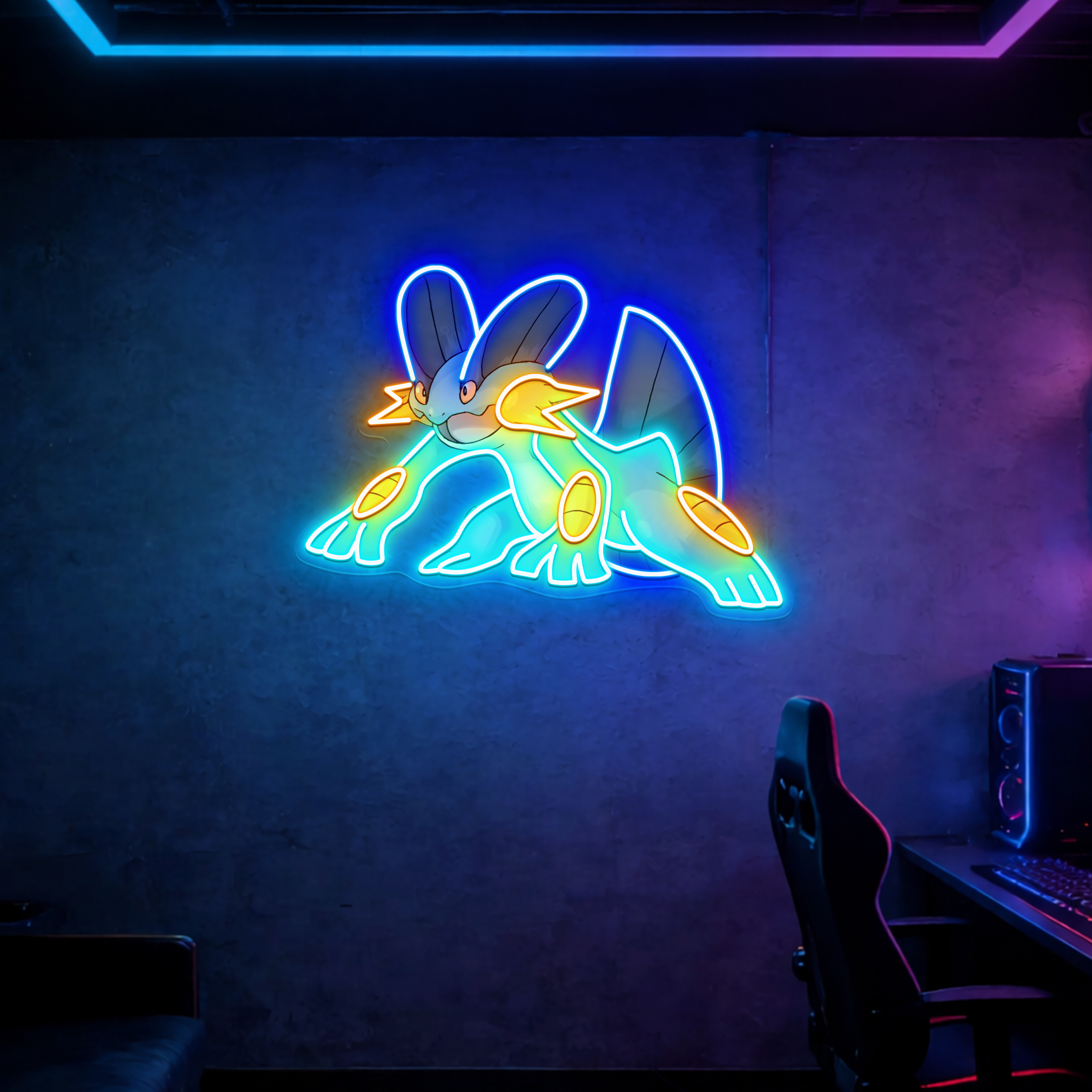 Pokemon Swampert UV Signs