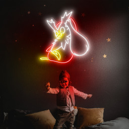 Delibird Pokemon Neon Sign