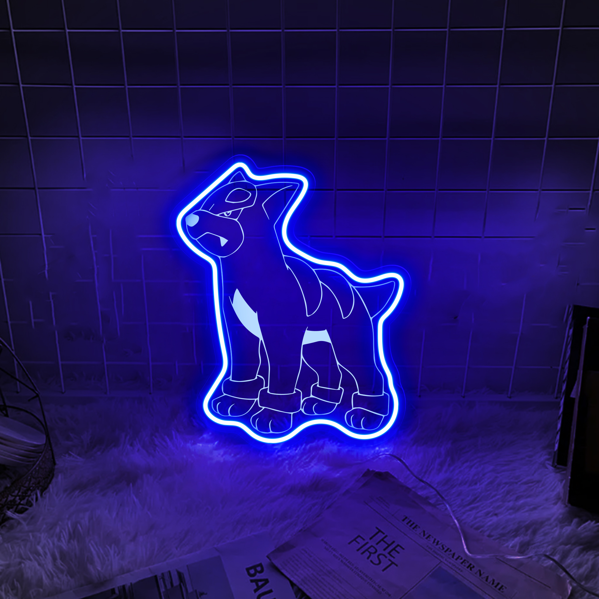 Pokemon Houndour Laser Sign