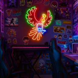 Ho-oh Pokemon Neon Sign