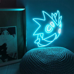 Pupitar Pokemon Neon Sign