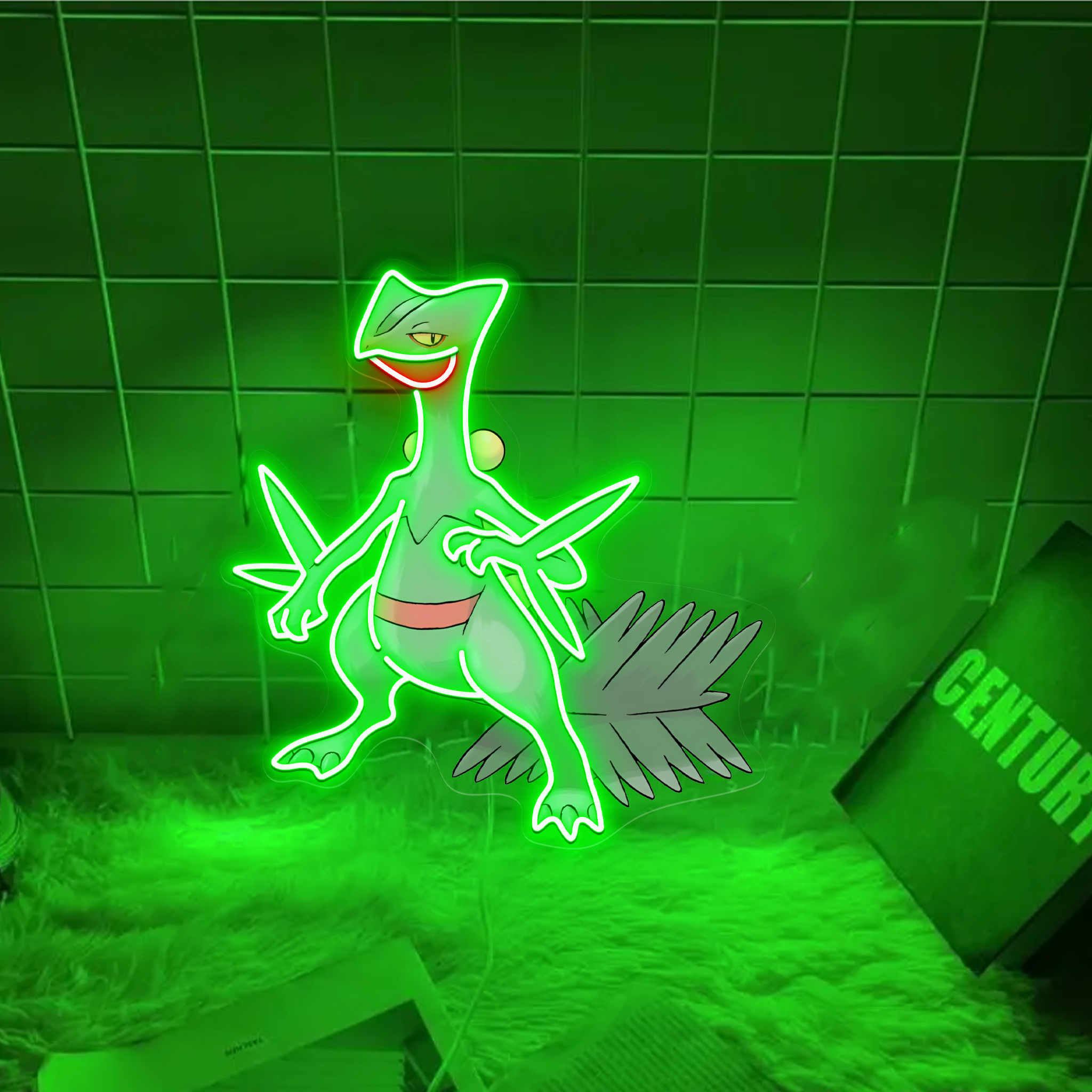 Sceptile Pokemon UV Sign