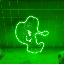 Pokemon Treecko Laser Sign