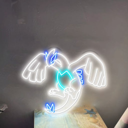 Lugia Pokemon Neon Sign