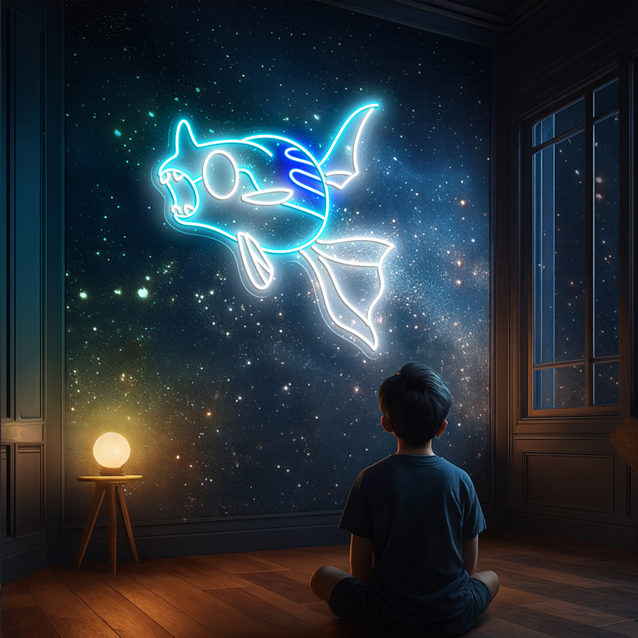 Pokemon Remoraid Neon Sign