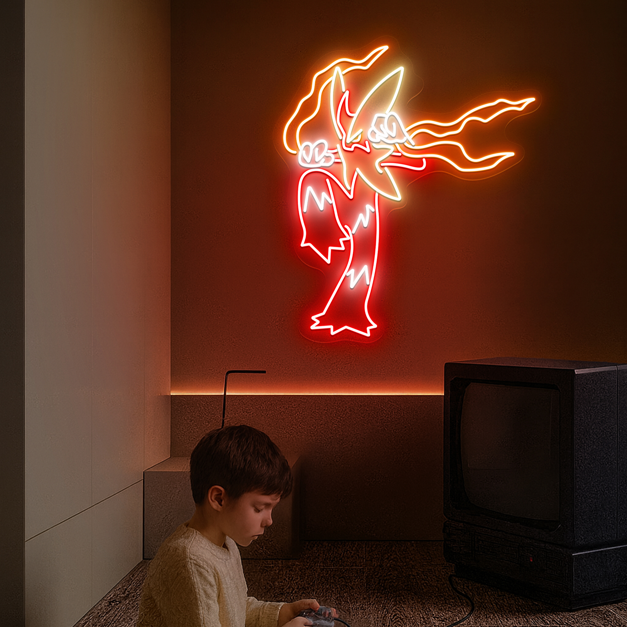 Pokemon Blaziken Neon Sign