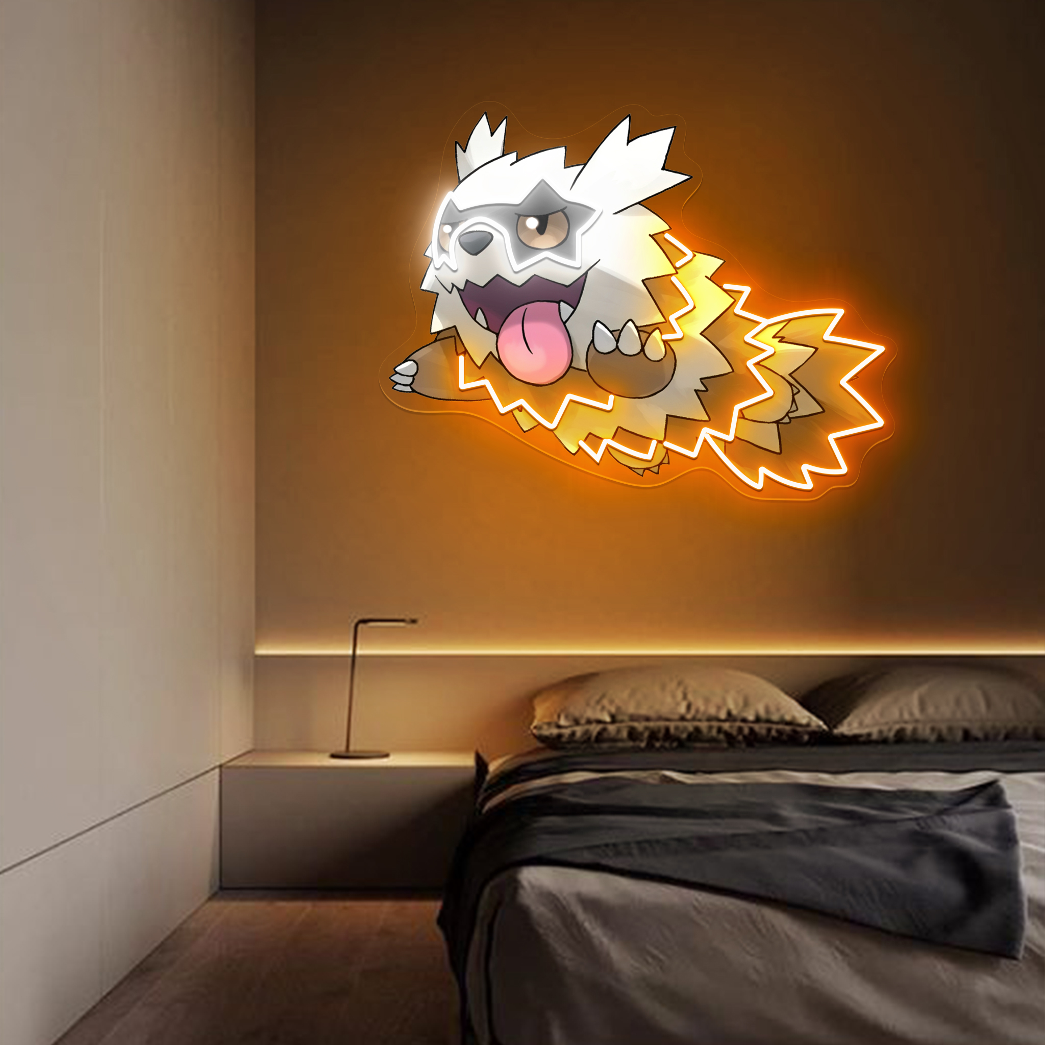 Zigzagoon Pokemon UV Sign