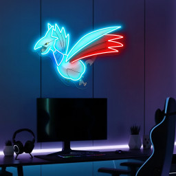 Skarmory Pokemon UV Sign