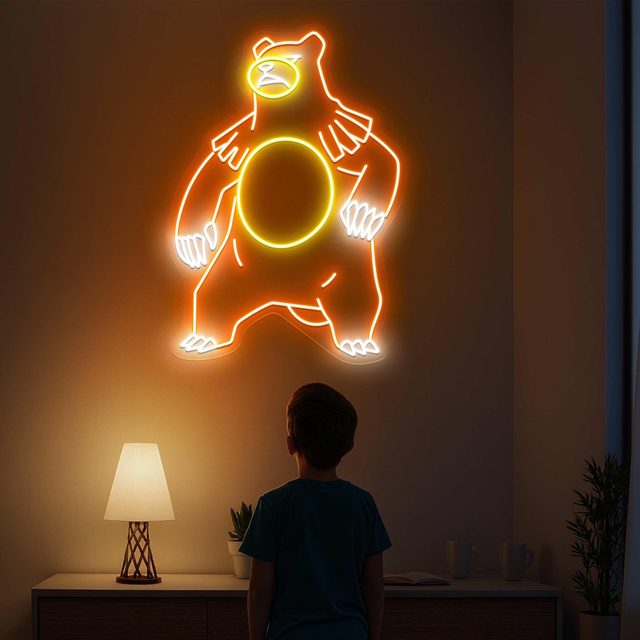 Pokemon Ursaring Neon Signs