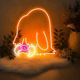 Pokemon Piloswine Neon Signs