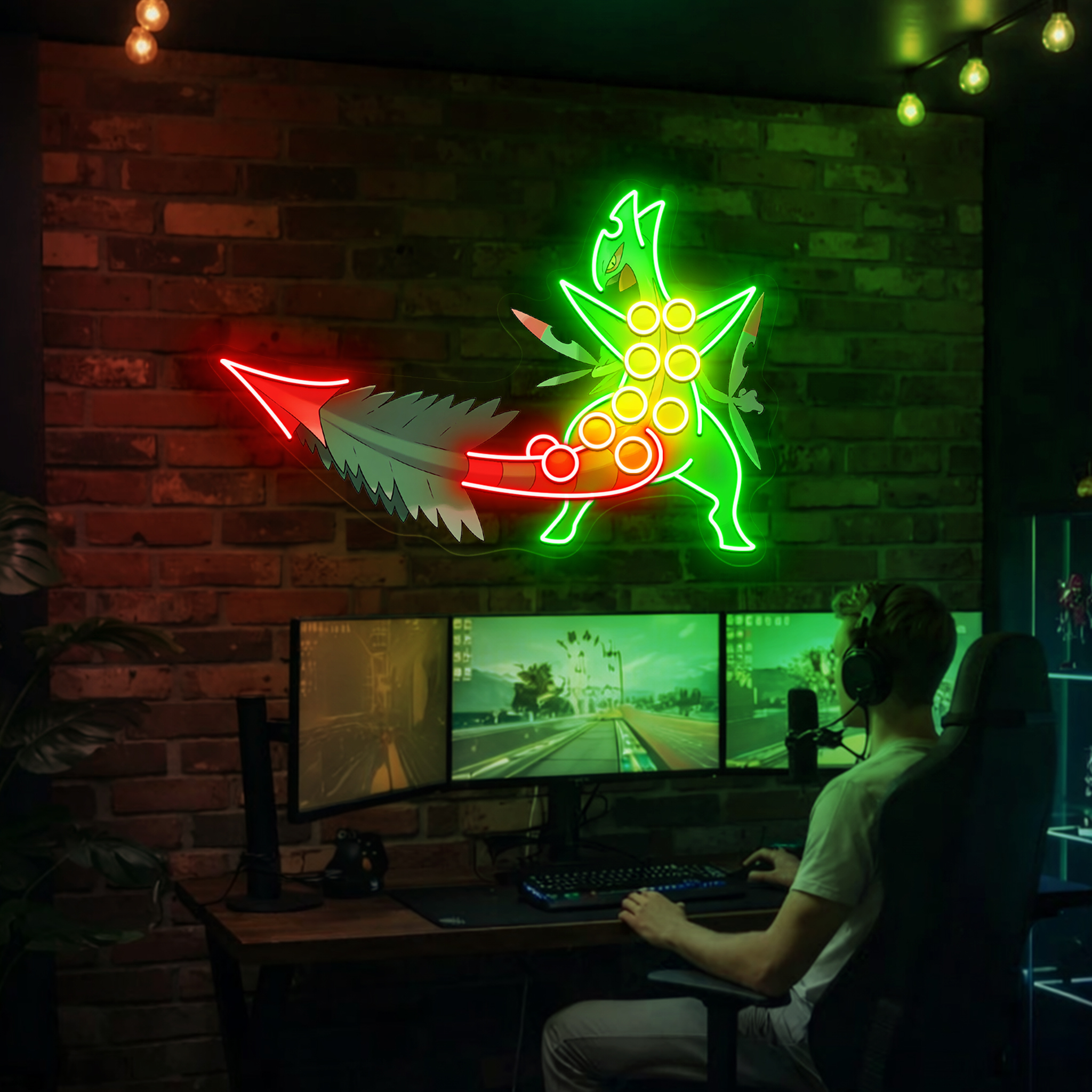 Pokemon Sceptile UV Signs