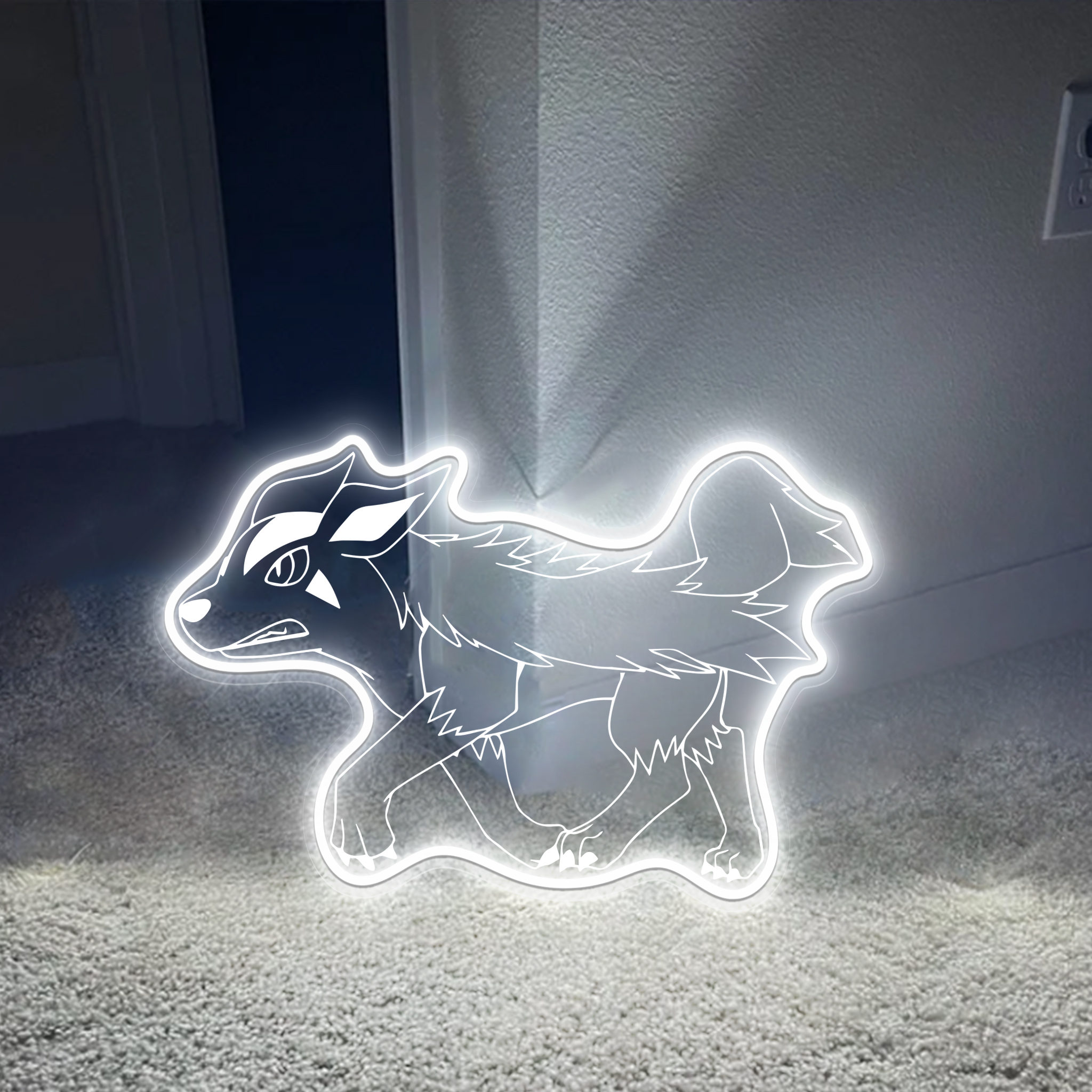 Pokemon Mightyena Laser Sign