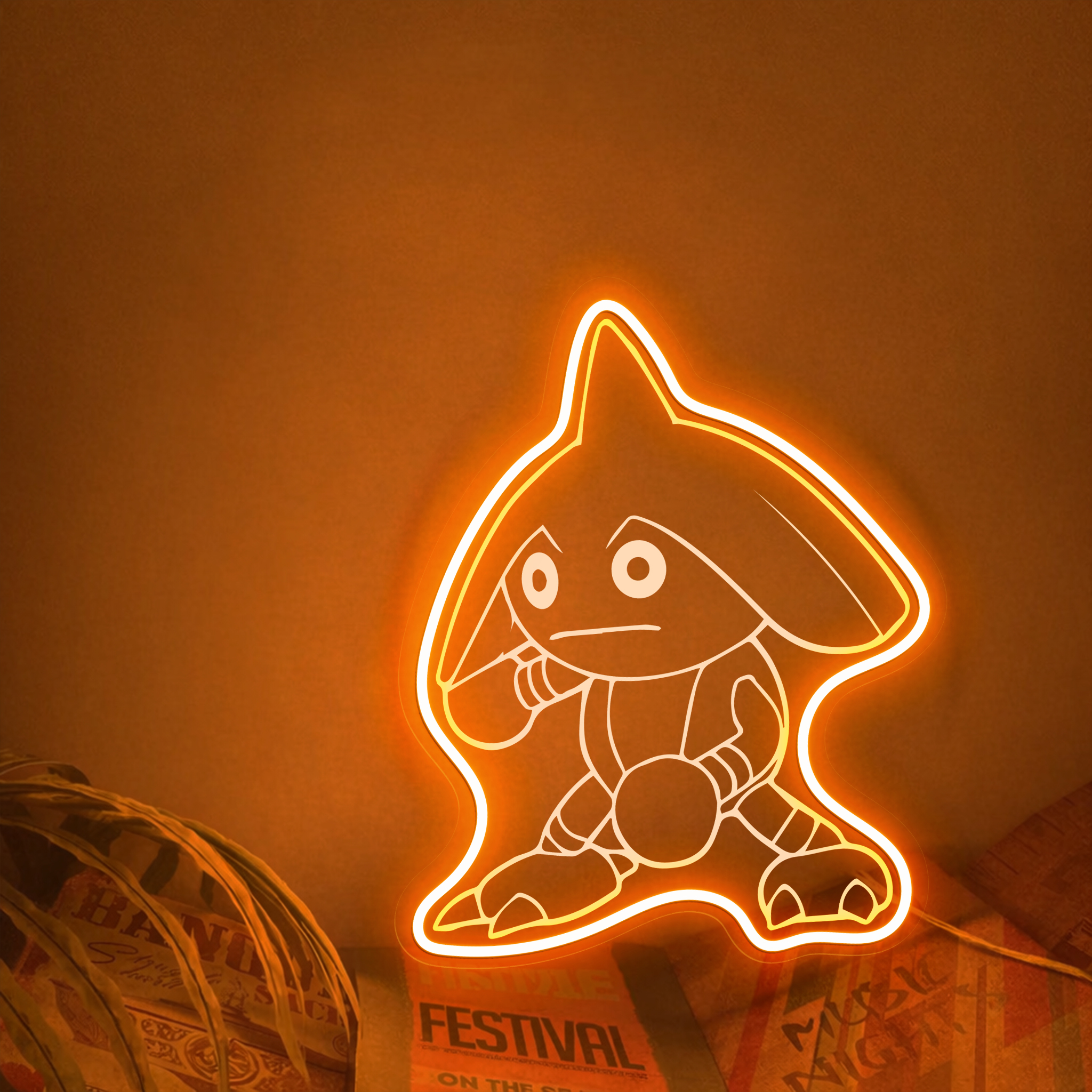 Hitmontop Pokemon Laser Sign