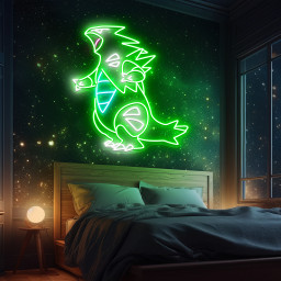 Tyranitar Pokemon Neon Signs