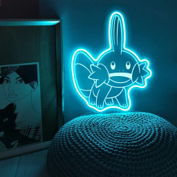 Pokemon Mudkip Laser Signs
