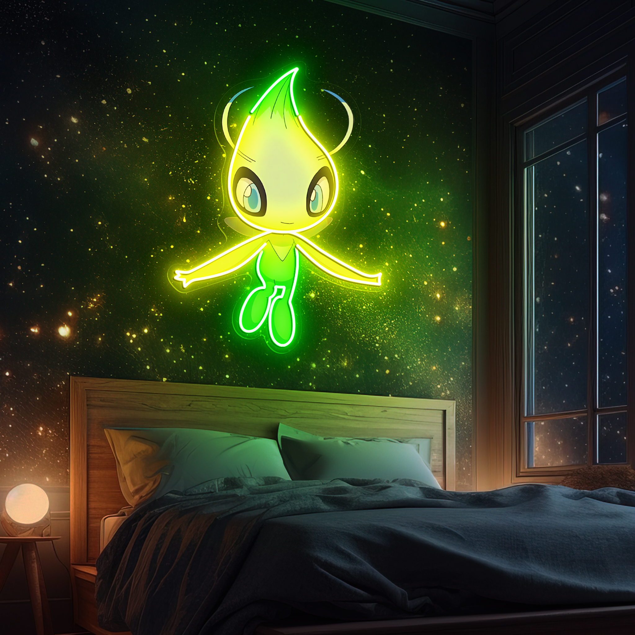 Pokemon Celebi UV Sign