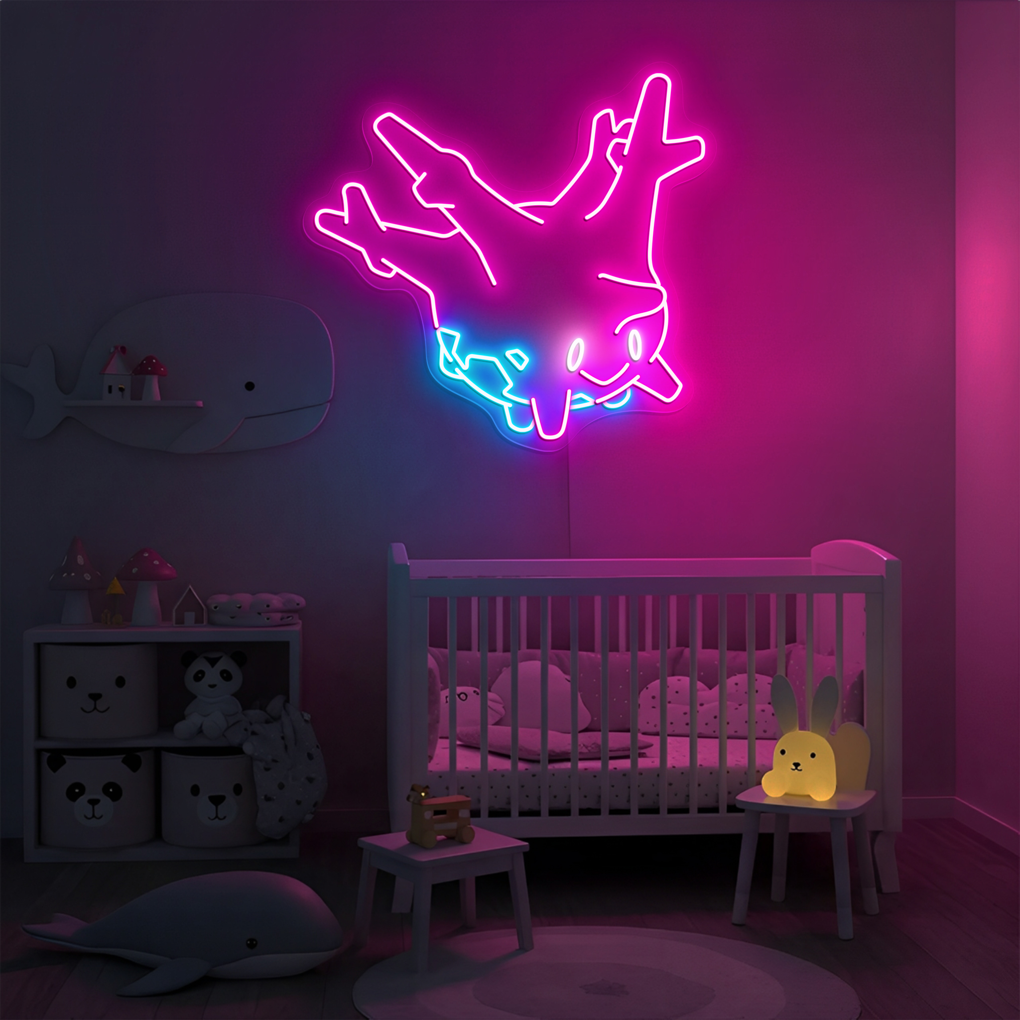 Pokemon Corsola Neon Signs