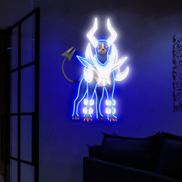 Pokemon Mega Houndoom UV Signs