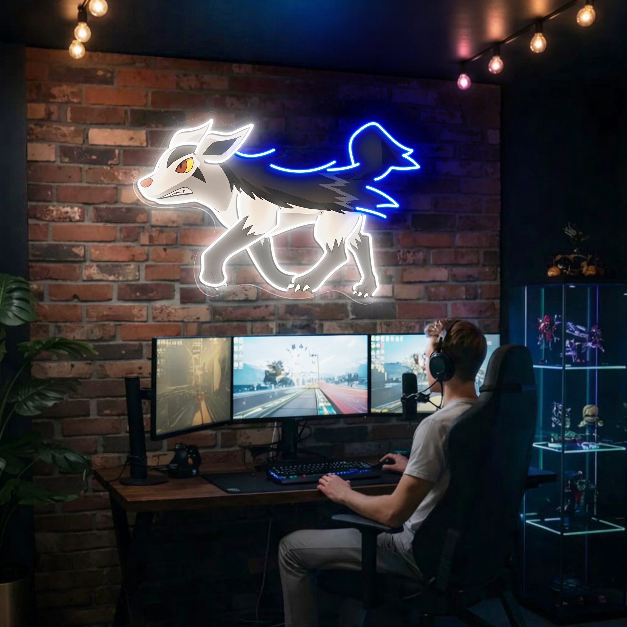 Pokemon Mightyena UV Sign