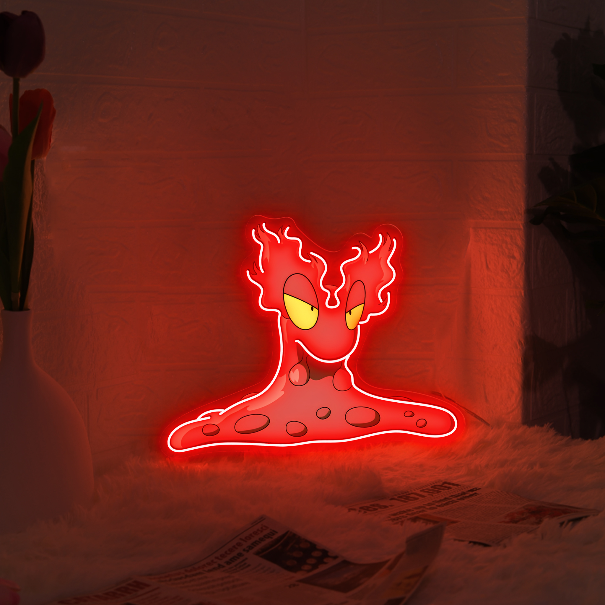 Pokemon Slugma UV Sign