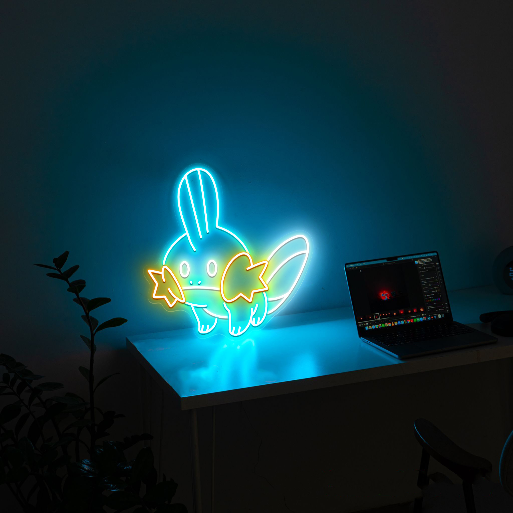 Mudkip Pokemon Neon Signs