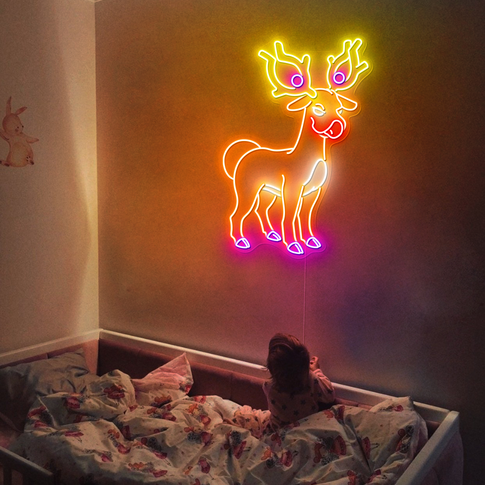 Pokemon Stantler Neon Signs
