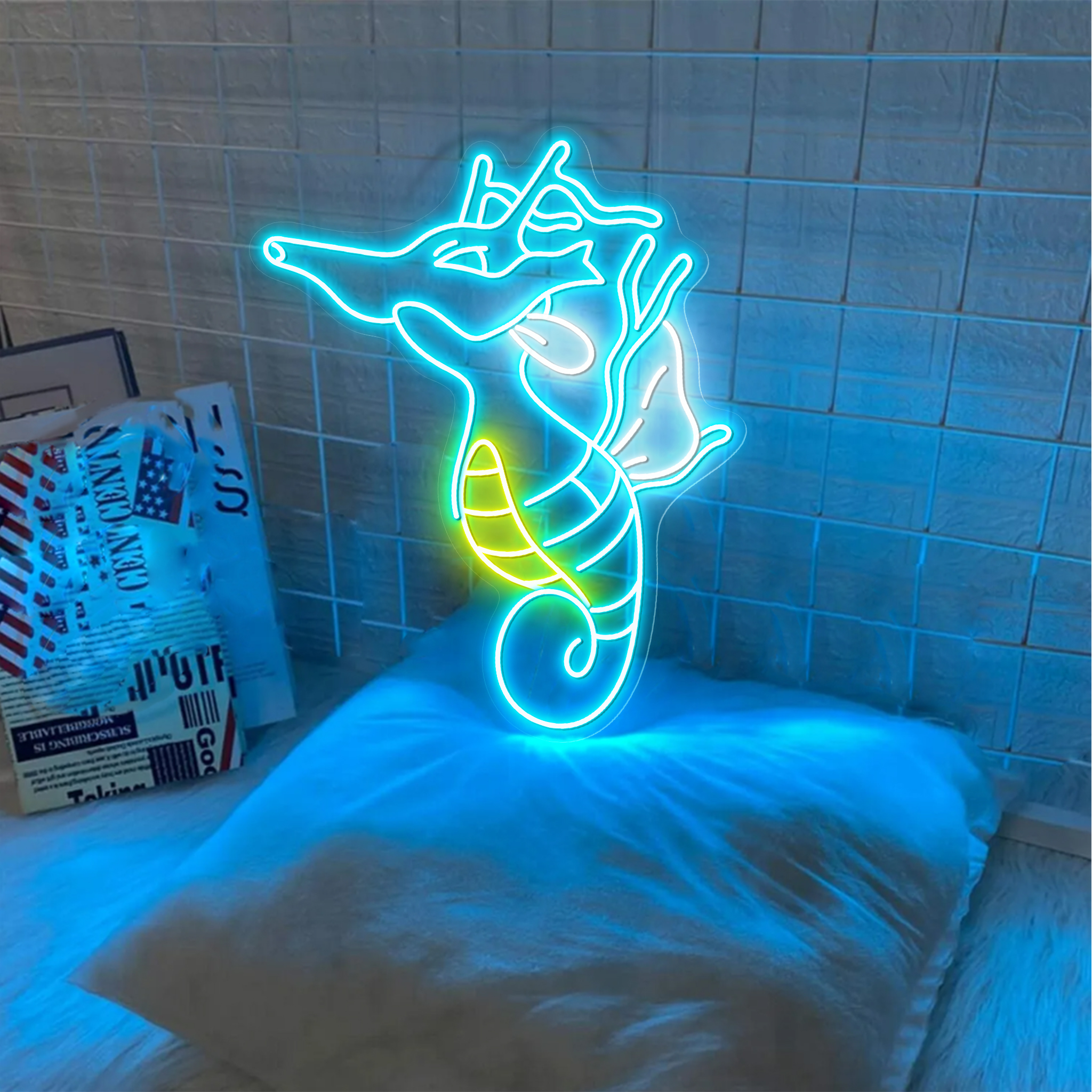 Pokemon Kingdra Neon Sign