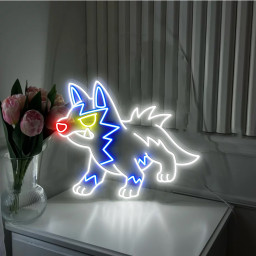 Pokemon Poochyena Neon Sign