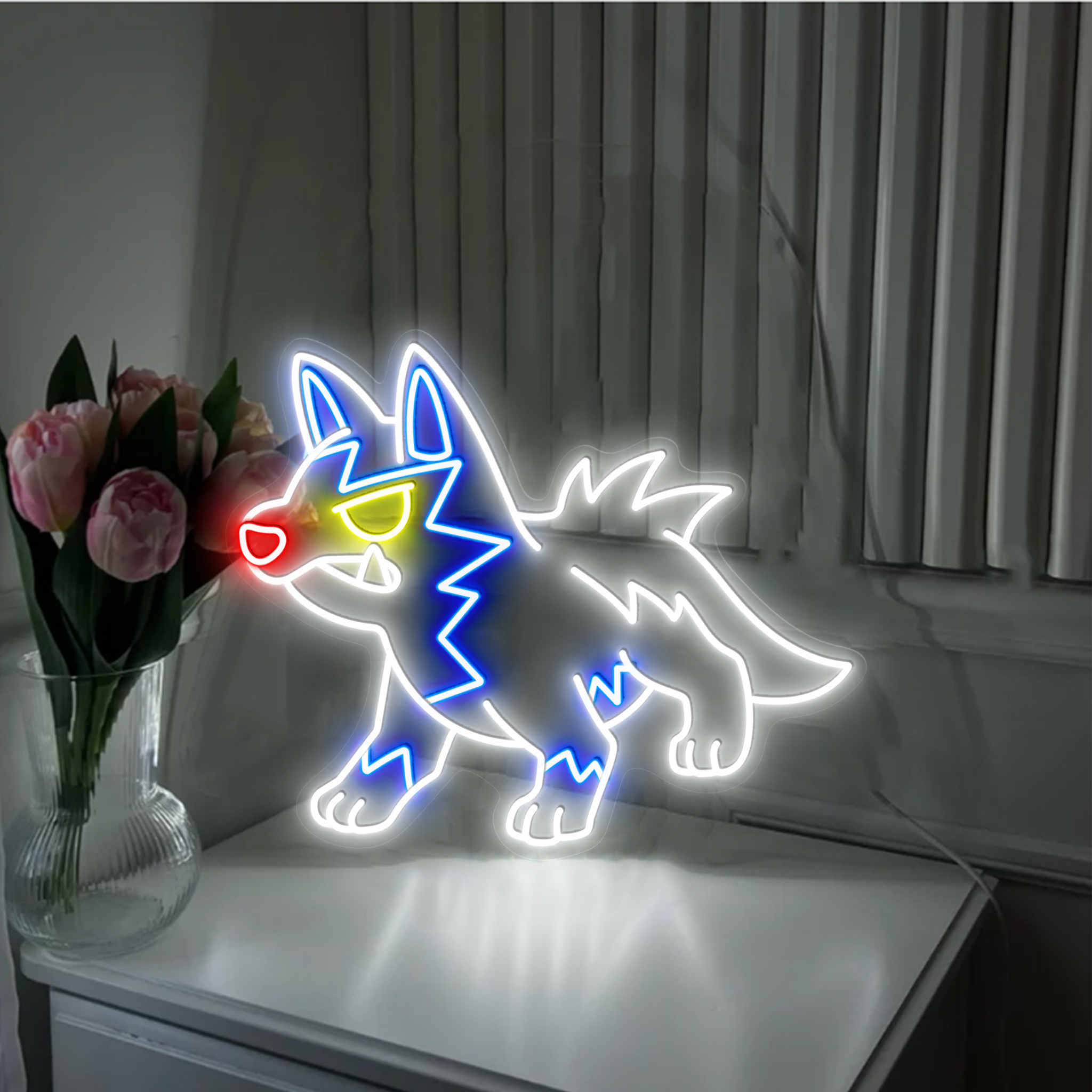 Pokemon Poochyena Neon Sign
