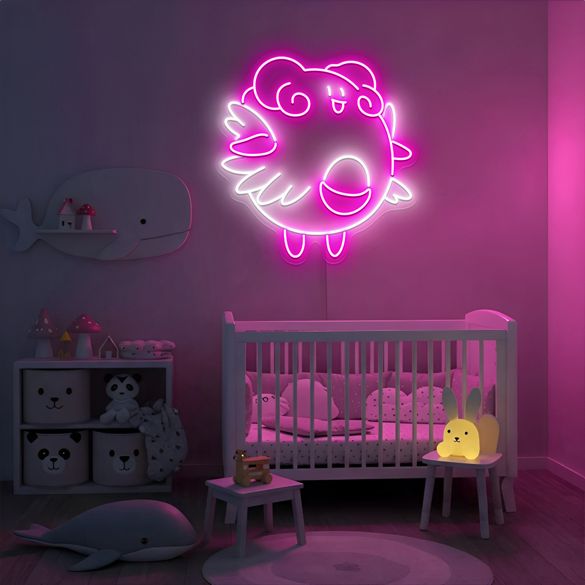 Blissey Pokemon Neon Signs