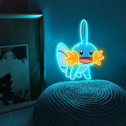 Pokemon Mudkip UV Signs
