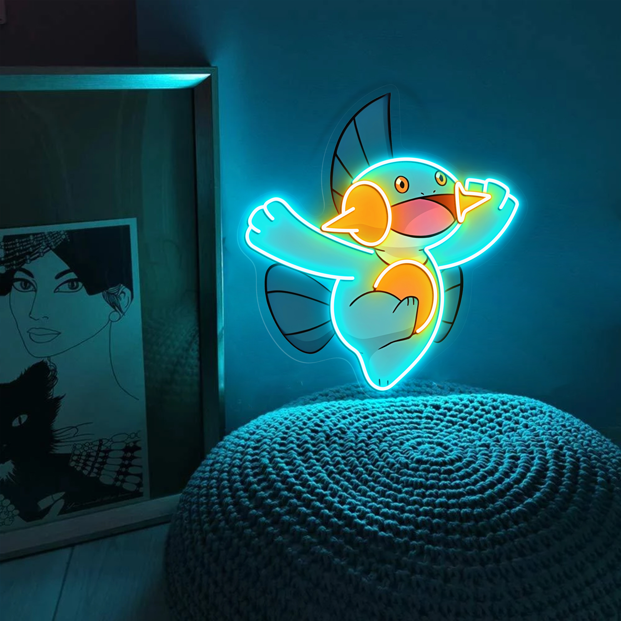 Pokemon Marshtomp UV Signs